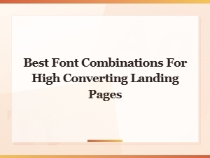 Best Free Font Pairings for High-Converting Landing Pages